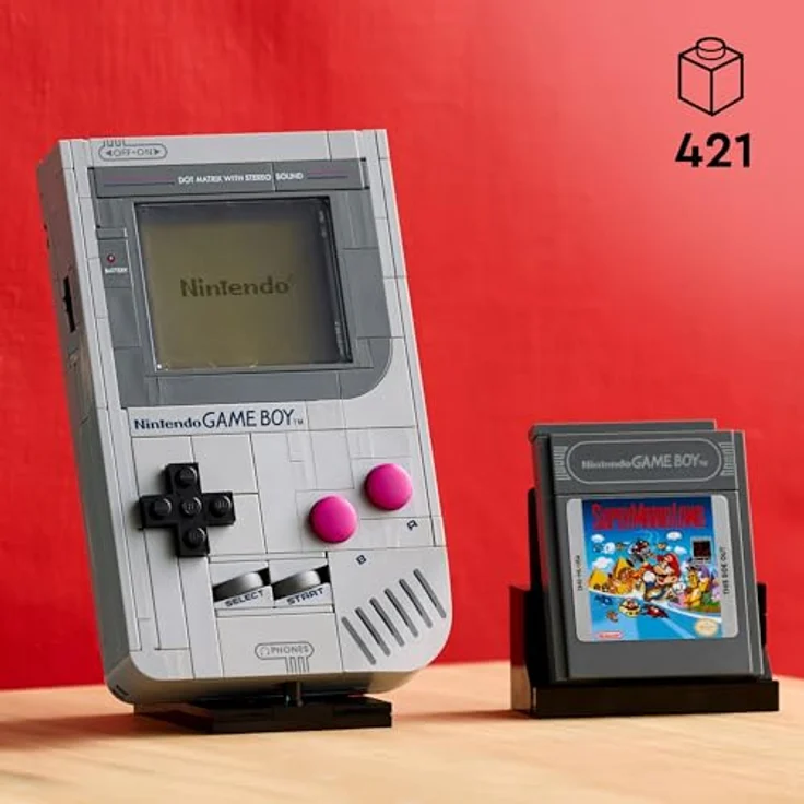 LEGO Super Mario Game Boy, Spielzeug für Erwachsene mit 2 Modulen inkl. Zelda und Stand, kreativer Baukasten für Gaming Fans - 72046 – Bild 2