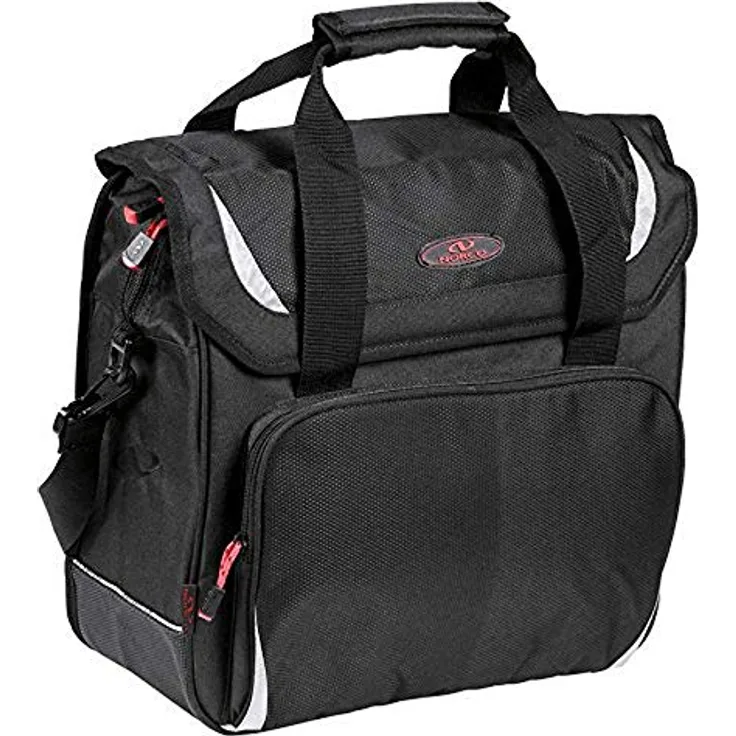 Norco 0203S Fahrradtasche Dalton City Tasche, Schwarz, 35 x 30 x 17 cm, 14 Liter