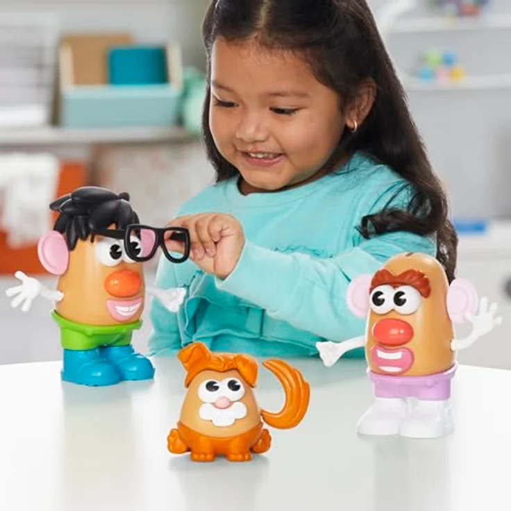 Hasbro Potato Head Superknollen Spielset, Bausatz mit 2 großen und 1 kleinen Kartoffelkörper sowie 38 Zubehörteilen für kreatives Spielen, ab 2 Jahren – Bild 5