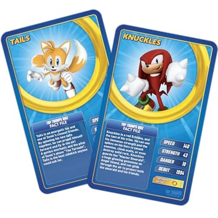 Top Trumps Sonic The Hedgehog Specials Kartenspiel, Lernkartenspiel erweckt Ihre Lieblingsfiguren zum Leben, einschließlich Schwänze, Knöchel, Familienspiel für Kinder ab 6 Jahren, WM02859-EN1-6 – Bild 6
