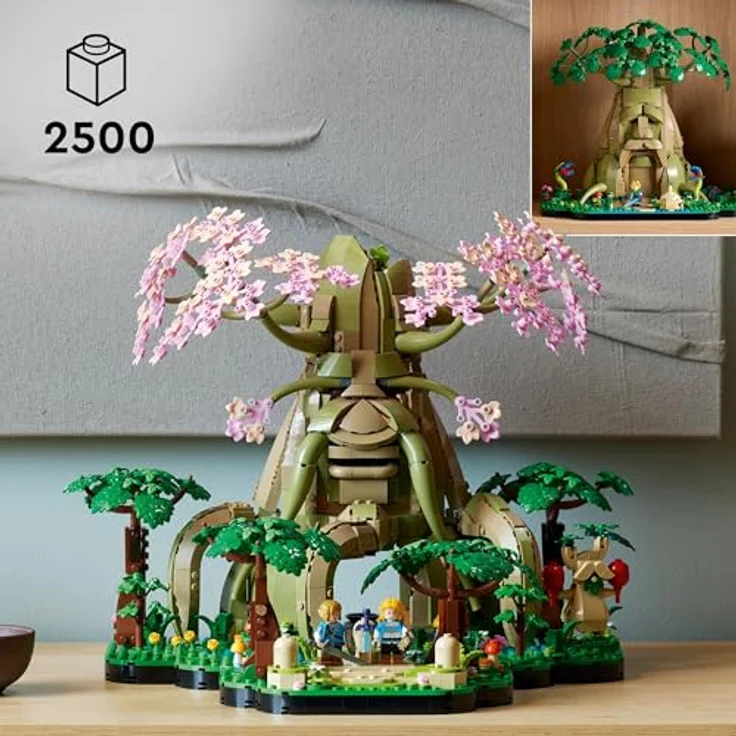 LEGO The Legend of Zelda Deku-Baum 2-in-1, Bauset mit 4 Minifiguren, 2.500 Teilen, Geschenk und Sammlerstück für Erwachsene Sammler und Fans 77092 – Bild 2