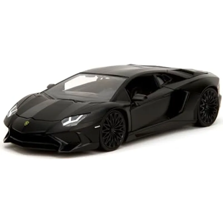 Jada Toys FAST & FURIOUS Shaw's Lamborghini Aventador 1:24, detailiertes Sammlermodell aus Druckguss-Metall mit beweglichen Teilen und Gummireifen