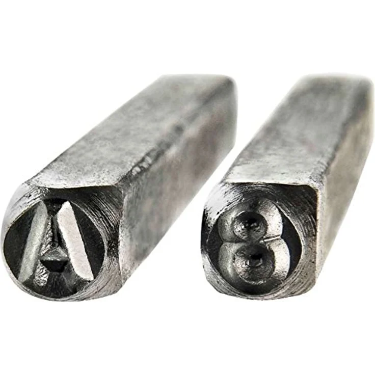 Silverline 273197 Schlagzahlen und -buchstaben, 36-tlg. Satz 5 mm – Bild 3