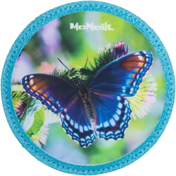 McNeill McAddys Schulranzen-Anhänger Cute Animals, Motivmagnet Schmetterling zur individuellen Gestaltung – Bild 2