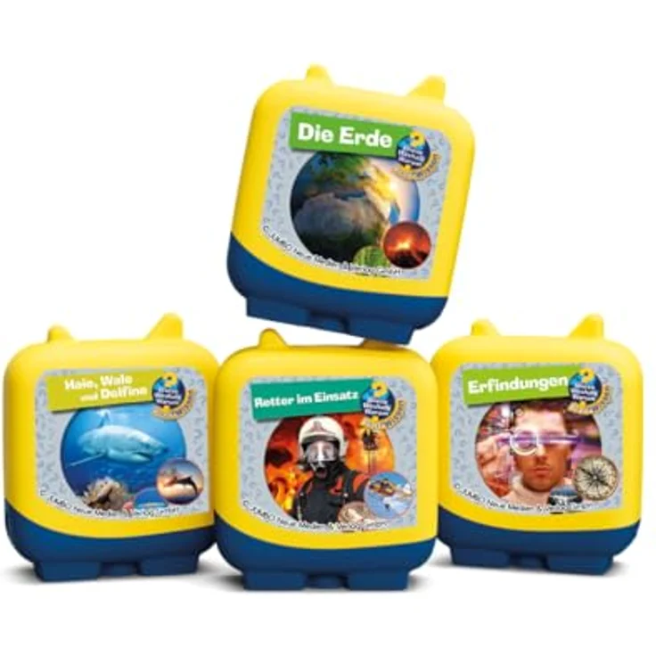Tonies Clever Tonies - Wieso Weshalb Warum Profiwissen Set, 4 Wissens Hörspiele für Kinder ab 8 Jahren – Bild 2