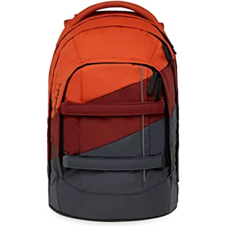 Satch Schulrucksack Pack Now or Never, 3tlg Set inkl. Schlamperbox und Sportbeutel, ergonomisch, schwarz – Bild 3