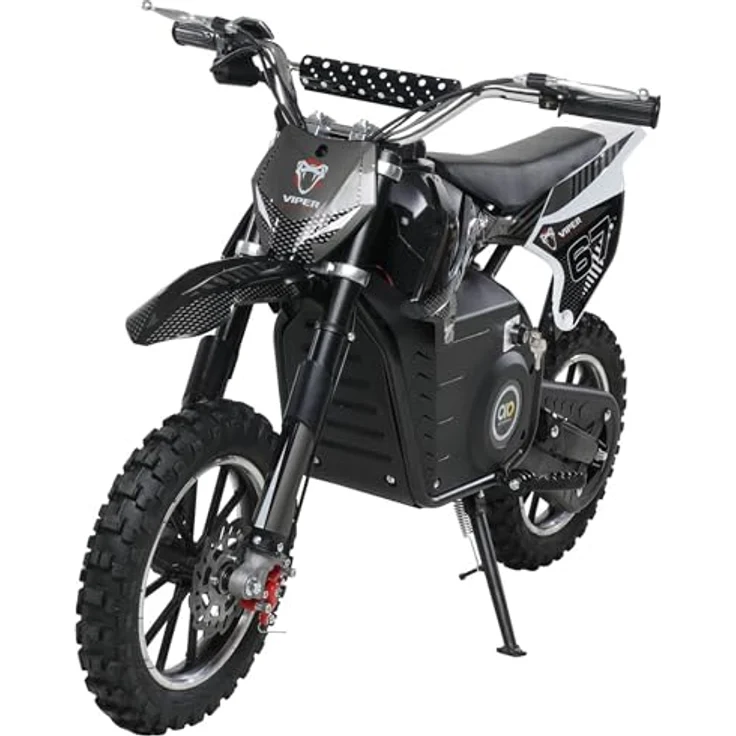 Kinder Mini Enduro Crossbike Viper Elektro 1000 Watt Motorcrossbike Pocketbike (Schwarz) – Bild 2