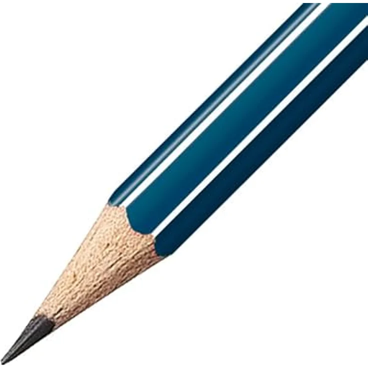 STABILO pencil 160, Bleistift mit Radierer, 10er Pack in gelb, orange, blau, petrol, pink, Härtegrad HB – Bild 3