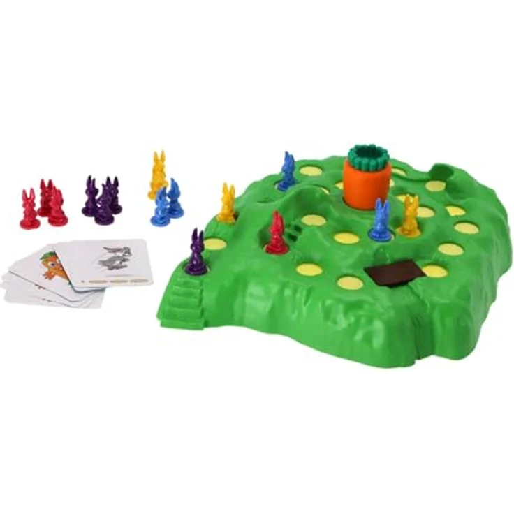 Ravensburger Bunny Hop, Kinderspiel zur Förderung von motorischen Fähigkeiten und strategischem Denken, für Kinder ab 4 Jahren, Spielzeit 20 Minuten – Bild 1