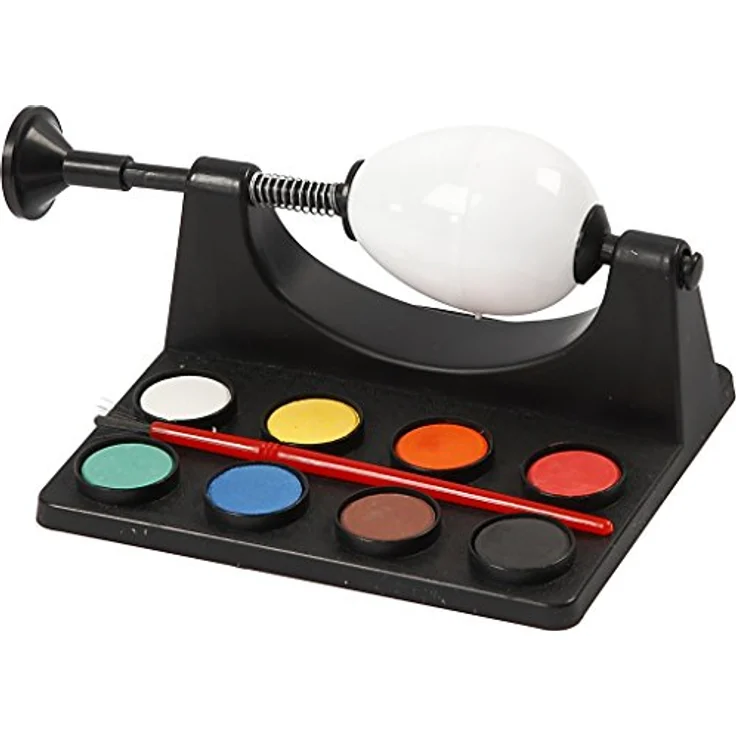 Creativ Company Eier färben Färbemaschine 13134 mit 8 Aquarellfarben und Pinsel, einfach zu verwenden – Bild 3