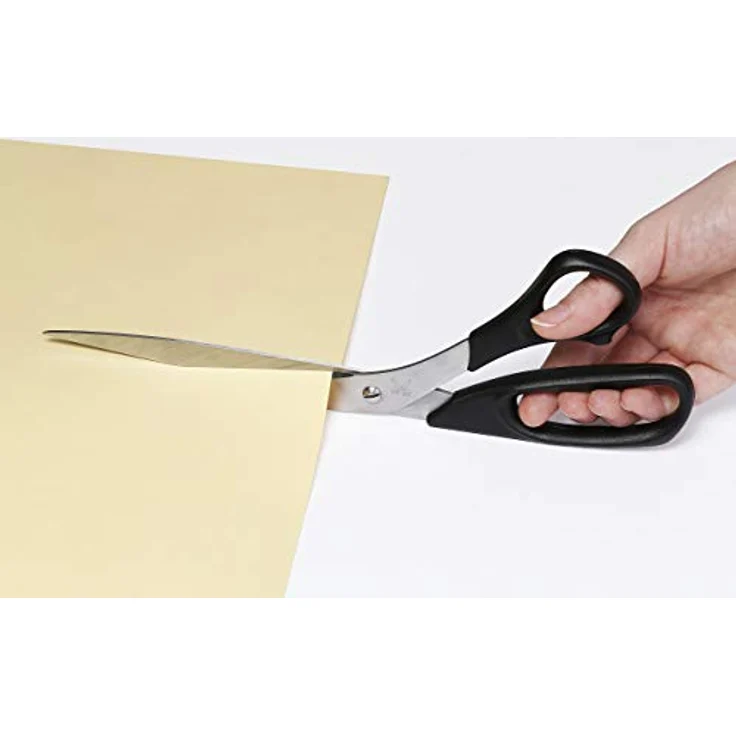 DAHLE Super-Schere, Papierschere 26cm aus gehärtetem Edelstahl, schwarz, 5 Stück – Bild 3