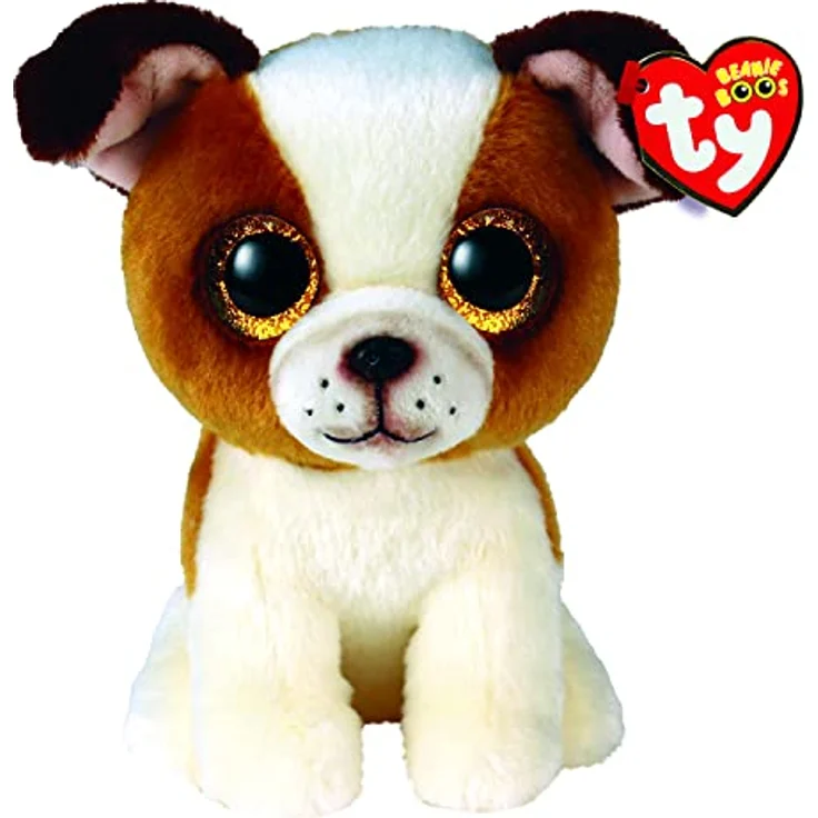 Meteor TY Hugo Dog brown and white 15 cm – Bild 2