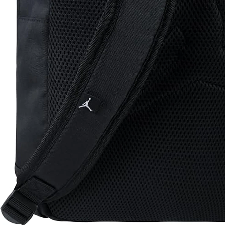 Jordan JAN AIR SCHOOL BACKPACK, Schulrucksack (2-tlg) aus 100% Polyester, sportlich, schwarz, 15 l Volumen, L-Größe – Bild 8