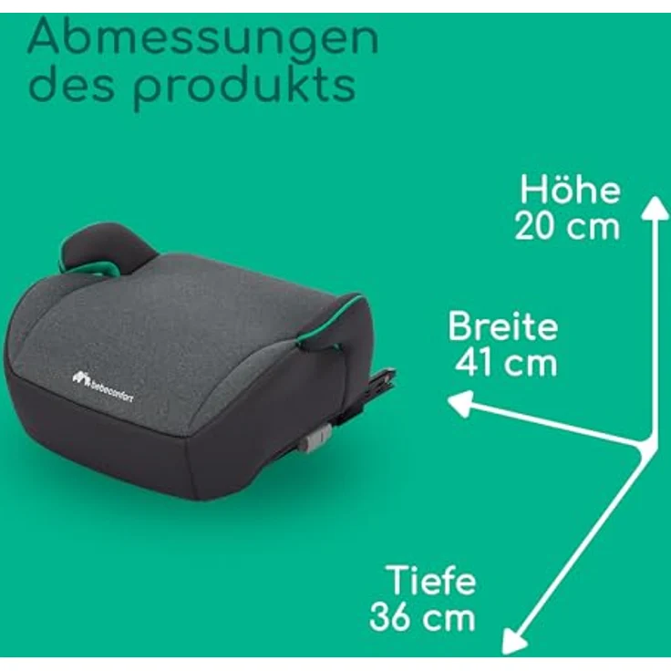 Bebeconfort Manga I-Fix, Kindersitzerhöhung nach i-Size R129 mit ISOFIX-Befestigung, für Kinder von 6 bis 12 Jahren – Bild 8