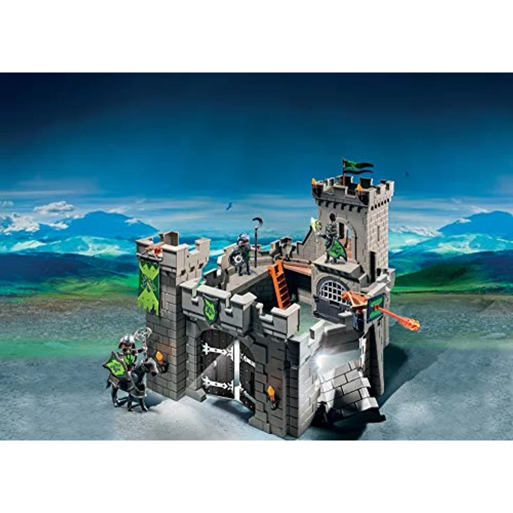 PLAYMOBIL - Knights - Wolf Knights` Castle Play Set 6002 – Bild 3