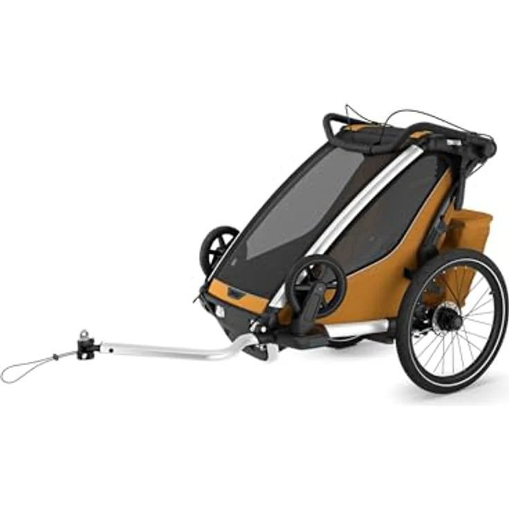 Thule Chariot Sport 2, Fahrradanhänger und Kinderwagen mit einfacher Einhandbedienung und sicherer Ein-Klick-Befestigung – Bild 1