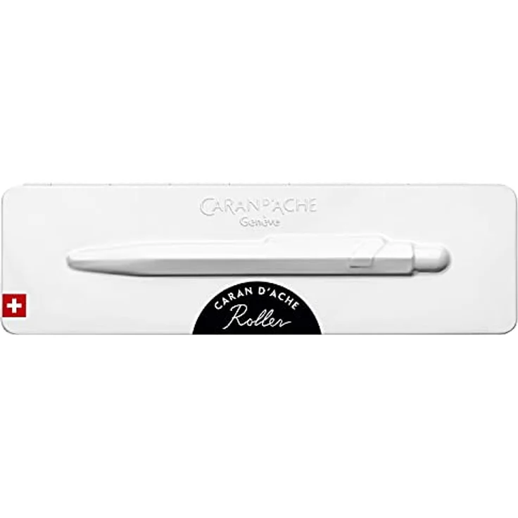Caran d'Ache 849 Classic, Roller mit Etui, Schwarz, flüssige Tinte für ein fliessendes Schreibgefühl – Bild 2