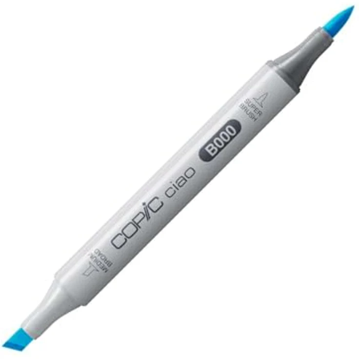 Copic Ciao Marker Typ B - 000, Pale Porcelain Blue, Allround Filzstift mit dualem Spitzensystem, schnelltrocknend und wischfest – Bild 3