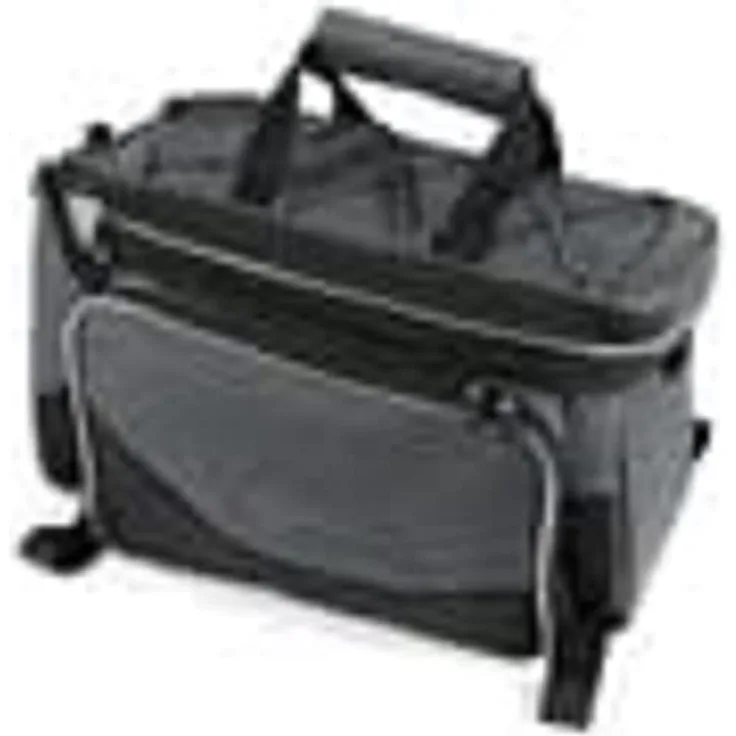 Haberland Unisex – Erwachsene Flexibag Top Gepäckträgertasche, Schwarz, 40 x 24 x 22 cm