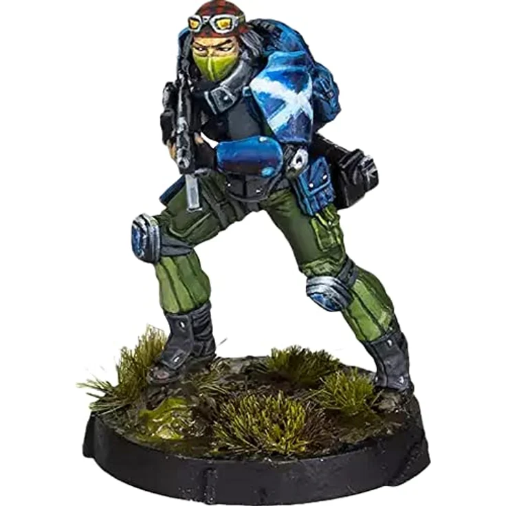 Infinity Scots Guard, Sammelfigur der kaledonischen Streitkräfte mit modernster Kampftechnik – Bild 4
