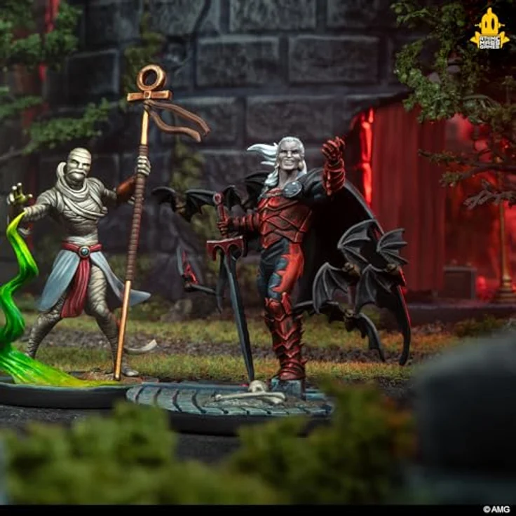 Atomic Mass Games AMGD2130 - Marvel: Crisis Protocol - Monsters Unleashed Character Pack, Erweiterung mit Dracula, Werewolf by Night, Lebender Mumie und Frankensteins Monster, für 2 Spieler ab 14 Jahren – Bild 8