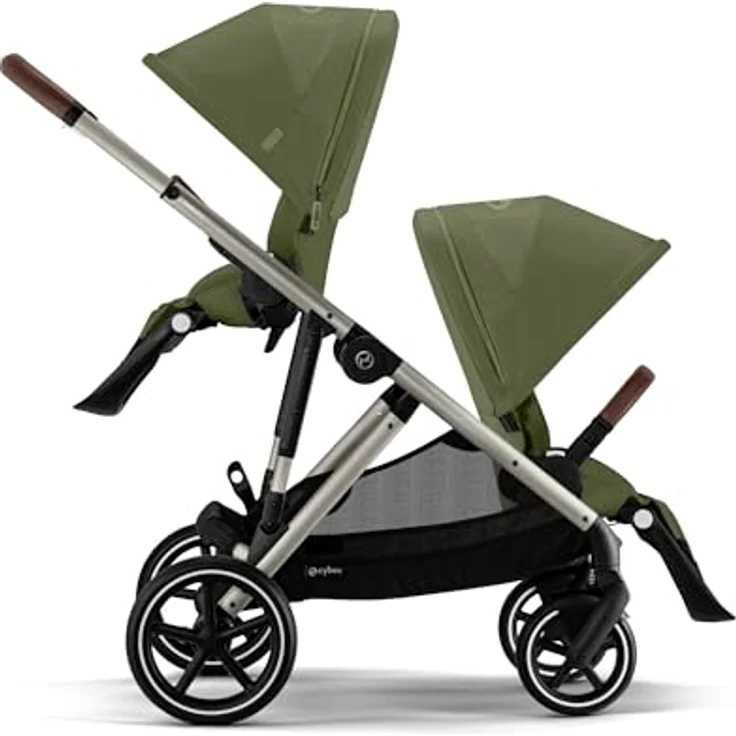 Cybex Gold Kinderwagen GAZELLE S, All-in-1-System mit 20+ Konfigurationen, ab Geburt bis 4 Jahre, max. 22 kg (Single-Modus), Moss Green – Bild 5