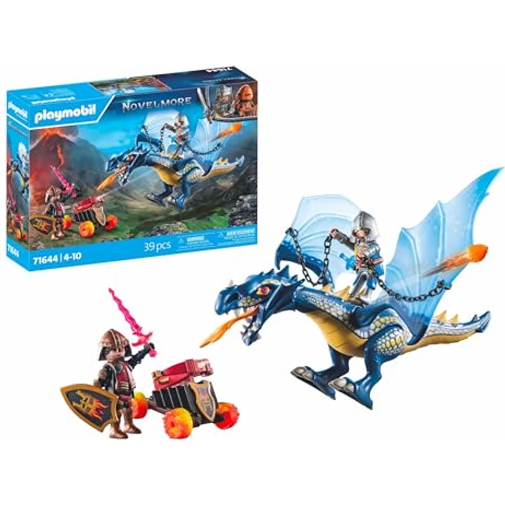 Playmobil Novelmore - Combat Dragon, Set mit 2 Figuren, Drache und kreativen Waffen – Bild 1