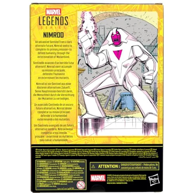 Hasbro Marvel Legends Series Nimrod, 15,2 cm Sentinel Actionfigur mit 5 Zubehörteilen und über 20 Gelenkpunkten, Originalprodukt – Bild 4