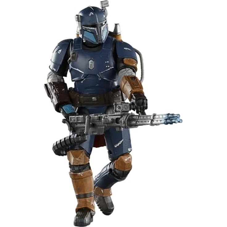 Star Wars The Black Series Paz Vizsla, Deluxe Action-Figur (15 cm) mit 29 Bewegungspunkten und Blaster-Zubehör zu Star Wars: The Mandalorian – Bild 1
