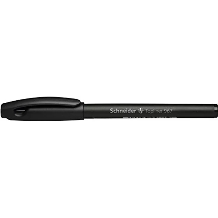 Schneider Topliner 967 Fineliner schwarz, 0,4 mm, 10 St., wasserbasierte Tinte, recyceltes Gehäuse – Bild 7