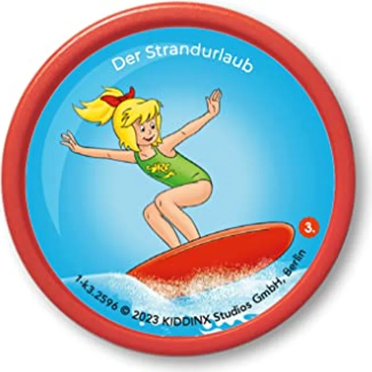 Kekz Audiochip für Kekzhörer, Bibi Blocksberg - Kekz 3: Der Strandurlaub, Hörspiel für Kinder ab 4 Jahren, Spielzeit ca. 45 min