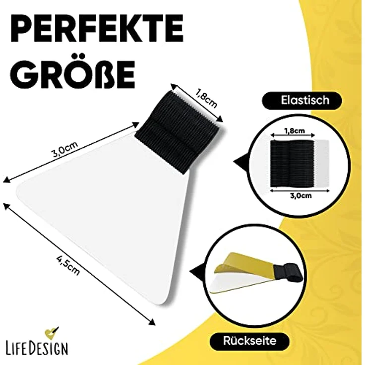 LifeDesign Stifthalter, Stiftschlaufe, selbstklebend für Notizbuch, Kalender, Klemmbrett, schwarz, transparentes Pad, 3 Stück – Bild 4