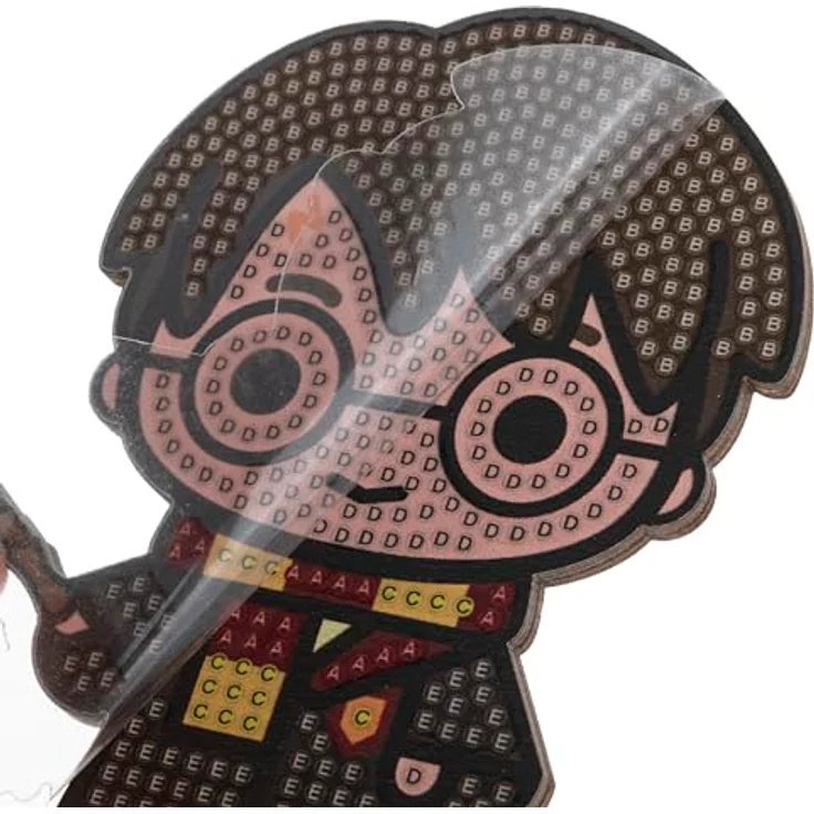 CRYSTAL ART Harry Potter Holzfigur zum Diamantieren, Komplettset mit Strasssteinen, 11 cm – Bild 5