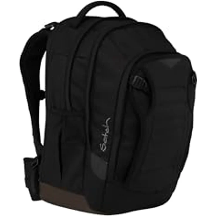 Satch match plus Schulrucksack, erweiterbar auf 35 Liter, ergonomisch, mit reflektierenden Elementen, schwarz – Bild 3