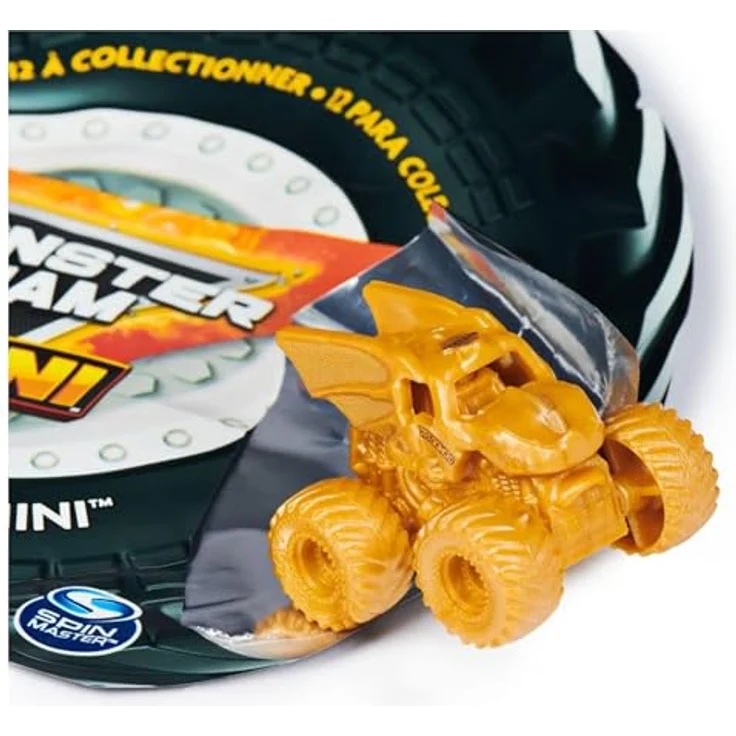 Monster Jam Mini Truck im Maßstab 1:87, viele verschiedene Trucks zum Spielen und Sammeln, detailliert und actiongeladen wie die Original-Trucks der Events, Designs variieren - Monster Jam Mini Truck, legendäre Monster Jam-Action im handlichen Format, originalgetreue Details, blickdichte Verpackung – Bild 5