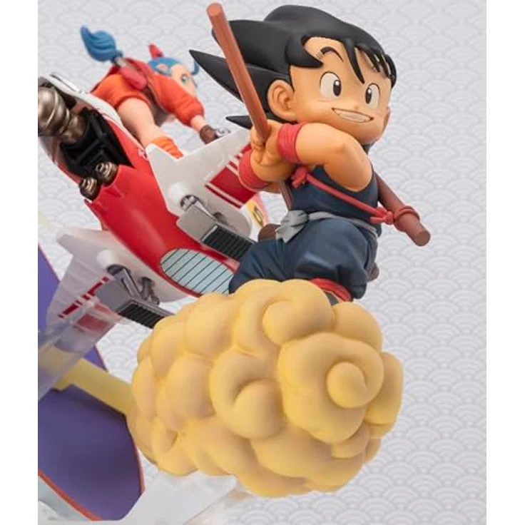 TAMASHII NATIONS Dragon Ball FiguartsZERO Son Goku & Bulma Sammelfigur, 170 mm mit transparenten Effekten und Magazin-Hintergrund, limitierte Auflage – Bild 5