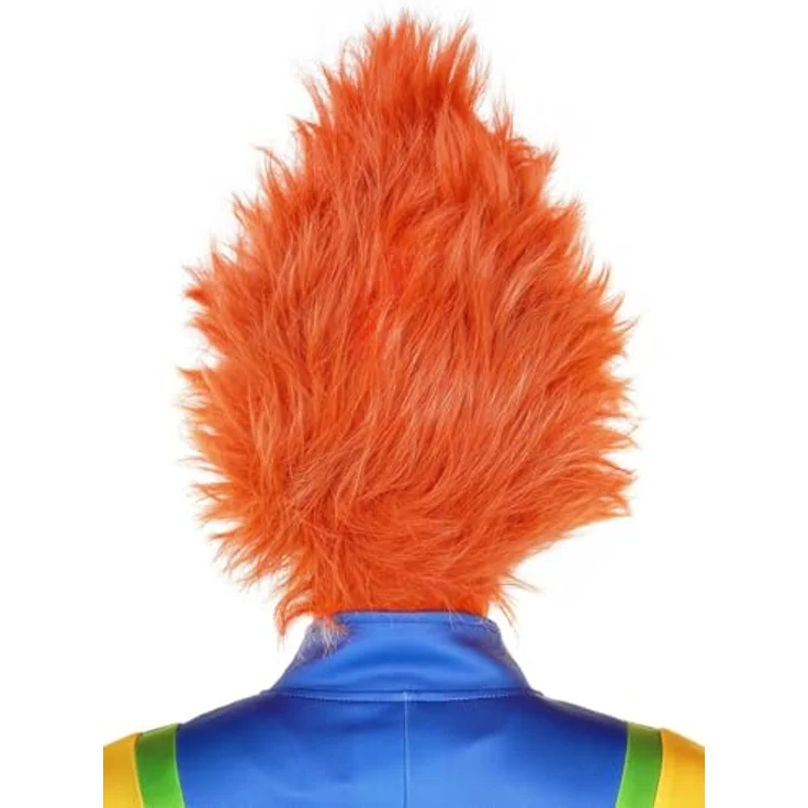 Maskworld Kostüm-Perücke Das Sams – Spitz nach oben zulaufende Wuschelfrisur, orange-rot – Bild 6