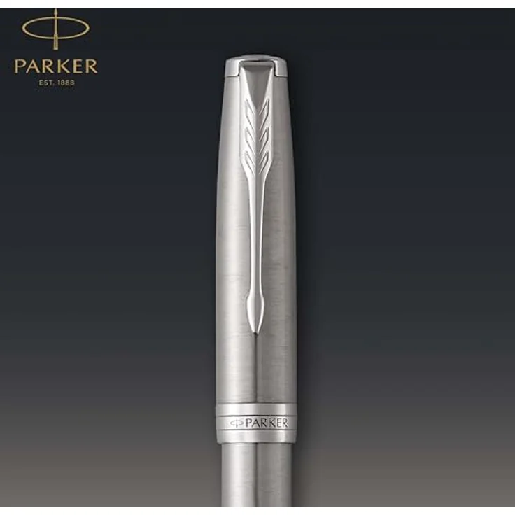 Parker Pen Sonnet, eleganter Schreibstift im klassischen Silberdesign, hochwertige Verarbeitung – Bild 5