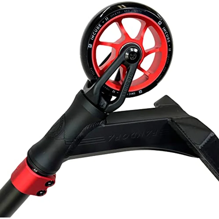 Ethic DTC Stuntscooter Ethic DTC Pandora M Stunt-Scooter H=85cm 3,35kg Rot, Hochleistungs Street-Deck, extrem wendig, leicht und stabil – Bild 6