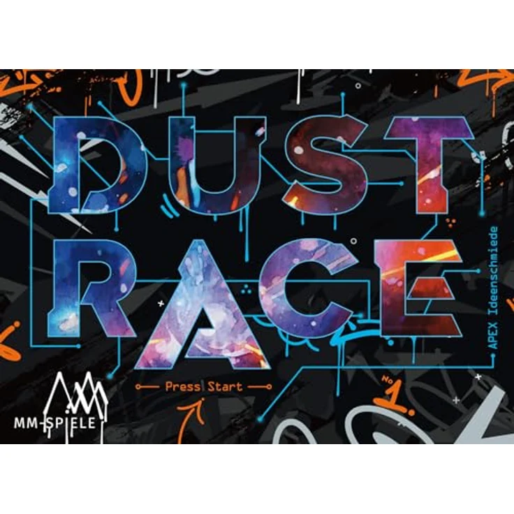 MM SPIELE Dust Race – Modularer Rennspiel-Klassiker mit hohem Ärgerfaktor für 2–6 Spieler ab 10 Jahren – Bild 2