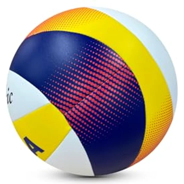 Hammer Beachvolleyball MIKASA BV552C, Replika Ball mit 10 geschwungenen Panels, wetterfest und FIVB-zertifiziert – Bild 3