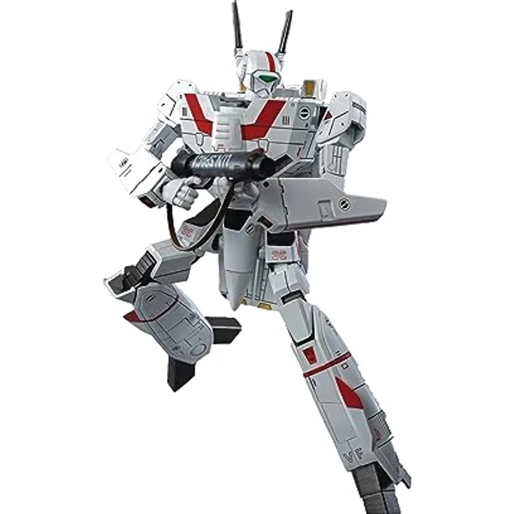 threezero Robotech: ROBO-DOU VF-1J Veritech (Rick Hunter), 20,3 cm Transformierbare Figur mit 109 Gelenkpunkten und Zubehör