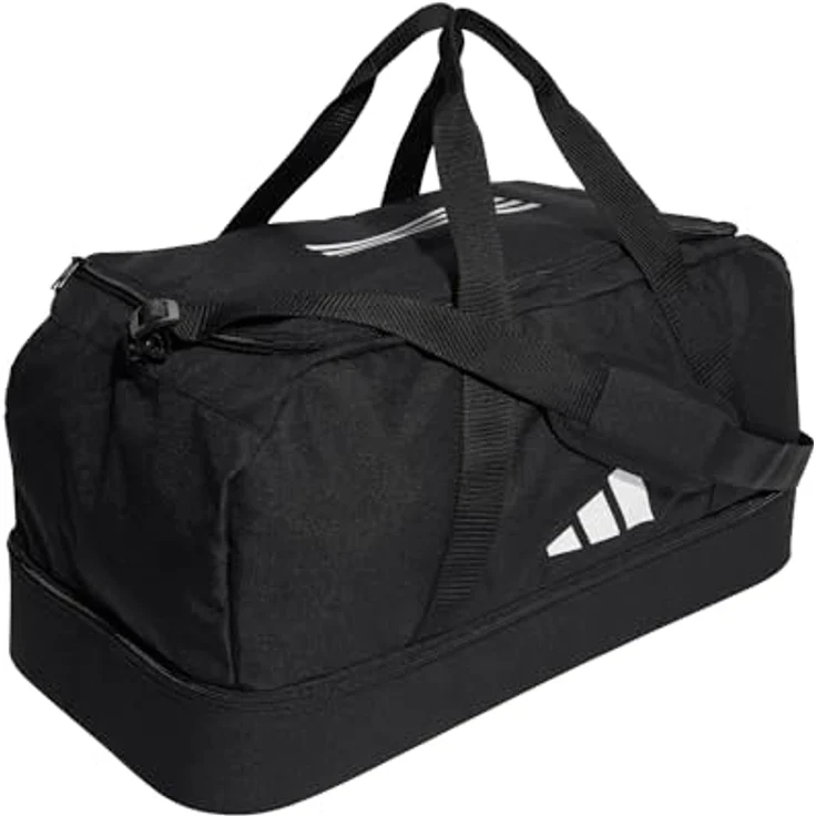 adidas Performance Sporttasche TIRO L DU M BC, Kinderfußballtasche mit Hartschalen-Bodenfach, blau – Bild 3
