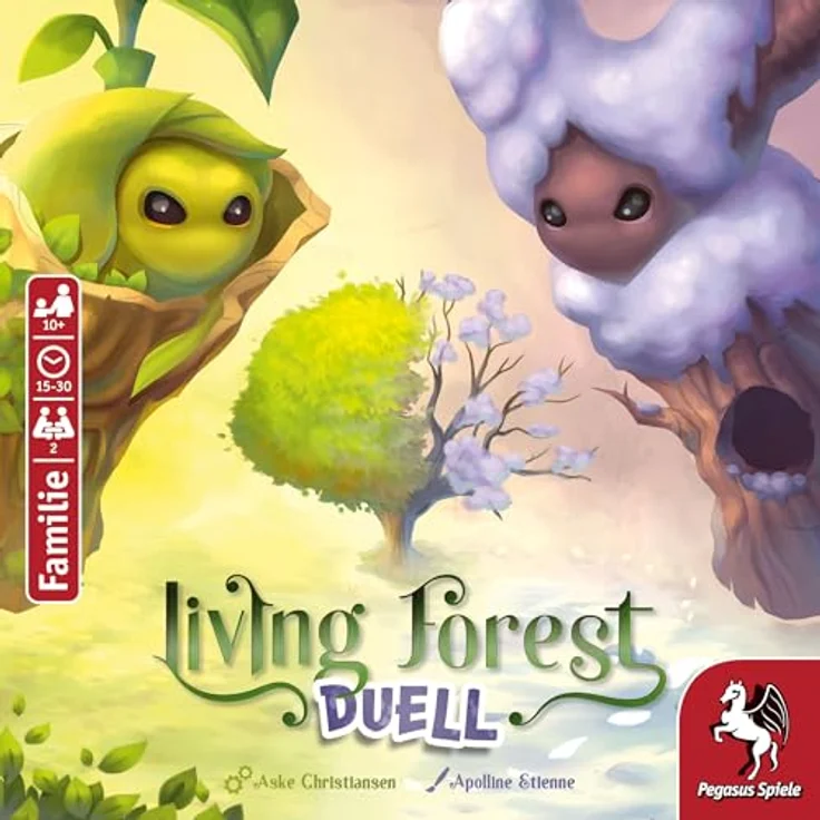 Pegasus Spiele Living Forest Duell, Brettspiel für Familien mit strategischem Gameplay – Bild 2