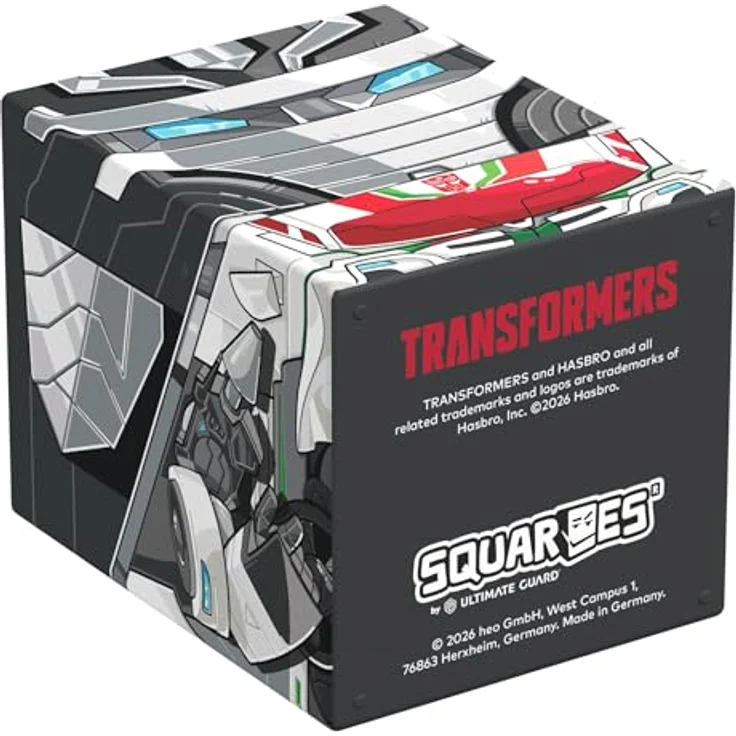 Squaroes Squaroe Transformers TR003 Wheeljack, Deckbox für bis zu 100 doppelt gesleevte Karten, nachhaltig hergestellt mit attraktivem Design – Bild 7