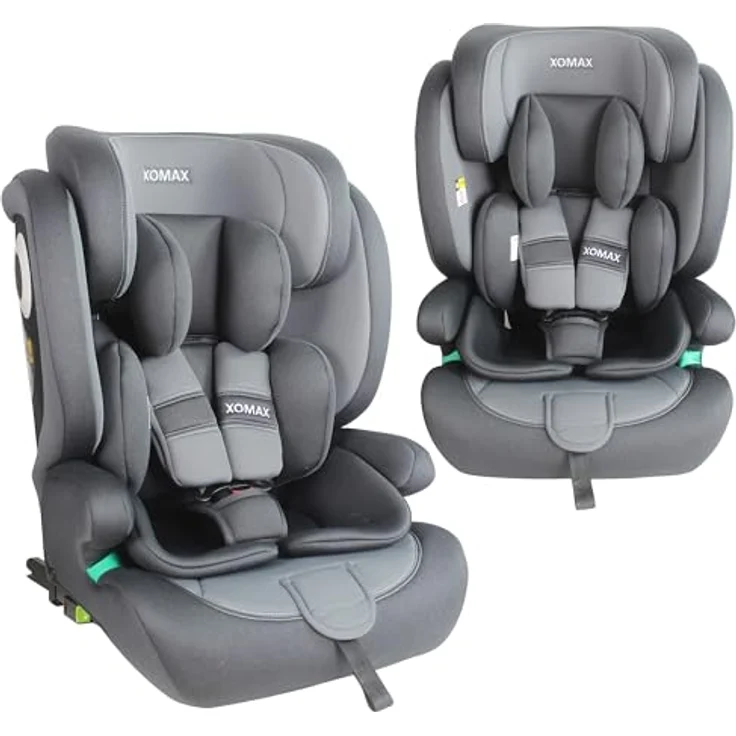 XOMAX LM238, Autokindersitz anthrazit-grau mit ISOFIX, für Kinder 9-36 kg, ab 15 Monaten bis 12 Jahre – Bild 8