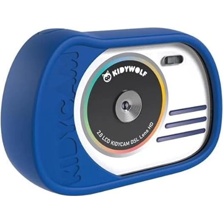 Kidywolf Kidy Camera, wasserdichte Digitalkamera für Kinder mit 8 MP Weitwinkel-Linse und 16 GB Speicher, orange – Bild 2