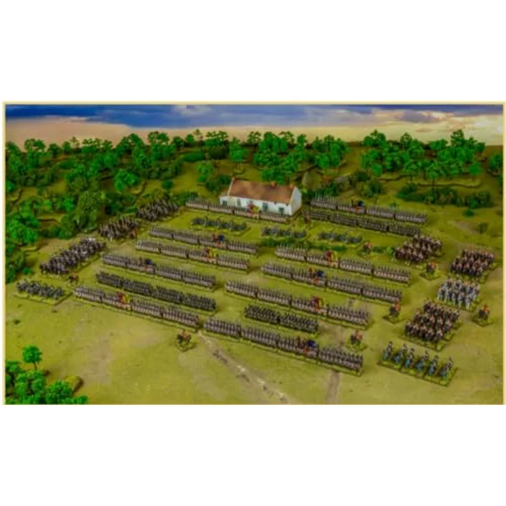 Warlord Games Black Powder Epic Battles: Waterloo – Britisches Starterset, Napoleonische Armee mit Linieninfanterie, schwerer Kavallerie und Artillerie, MDF-Szeneriestück inklusive – Bild 2