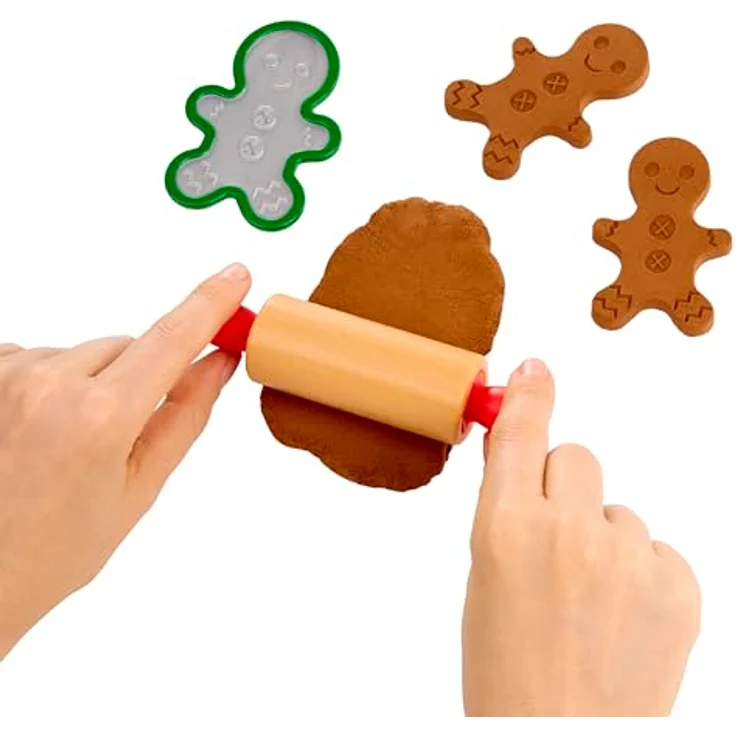 Little Tikes Creative Chefs Gingerbread House Set, Rollenspiel-Backset mit 22 realistischen Utensilien und Make-It Mix für Kinder ab 3 Jahren, nicht essbar – Bild 3