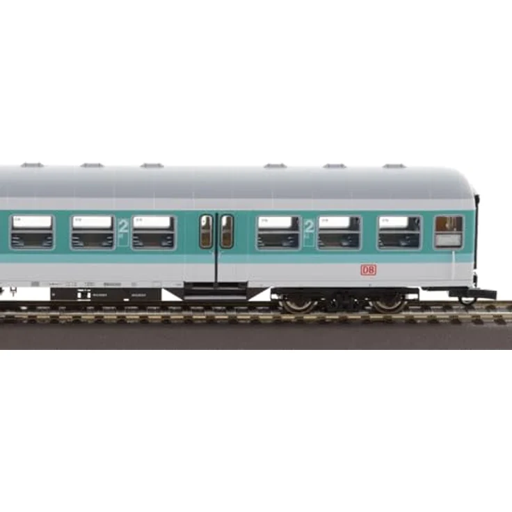 Roco 6200034 H0 3er-Set Nahverkehrswagen der DB AG, minttürkis-lichtgrau, 1./2. Klasse ABN 417.0, 2. Klasse Bn 447, Steuerwagen BDnrzf 463 – Bild 3